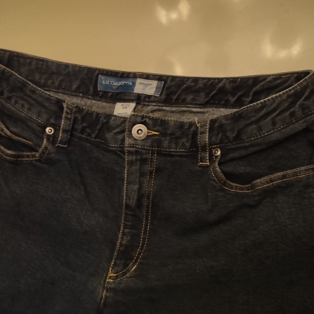 Liz Claiborne Straight Leg Fit Jeans - Size 12R